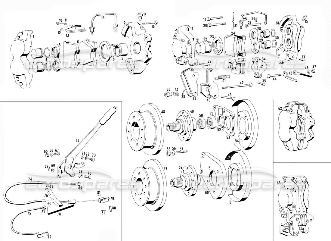 TEILEDIAGRAMME AUS DEM MASERATI MISTRAL 3.7 TEILEKATALOG ANZEIGEN eine teilezeichnung aus dem maserati mistral 3.7 teilekatalog