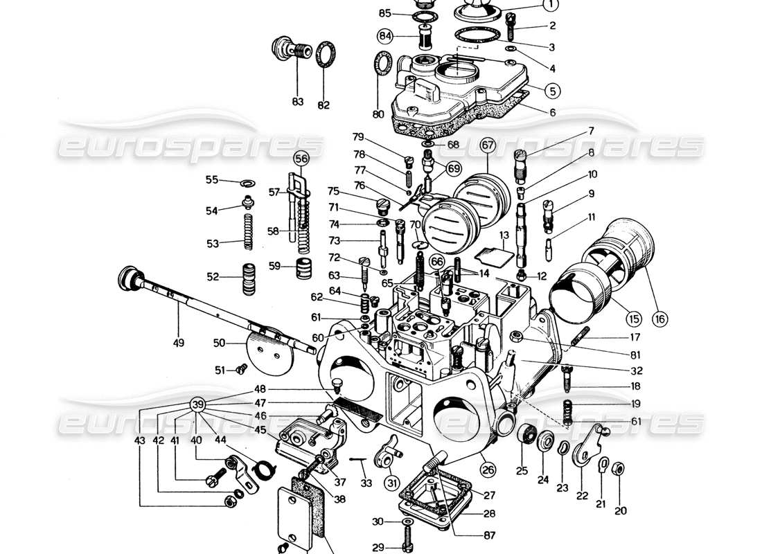 teilediagramm mit der teilenummer 64585005