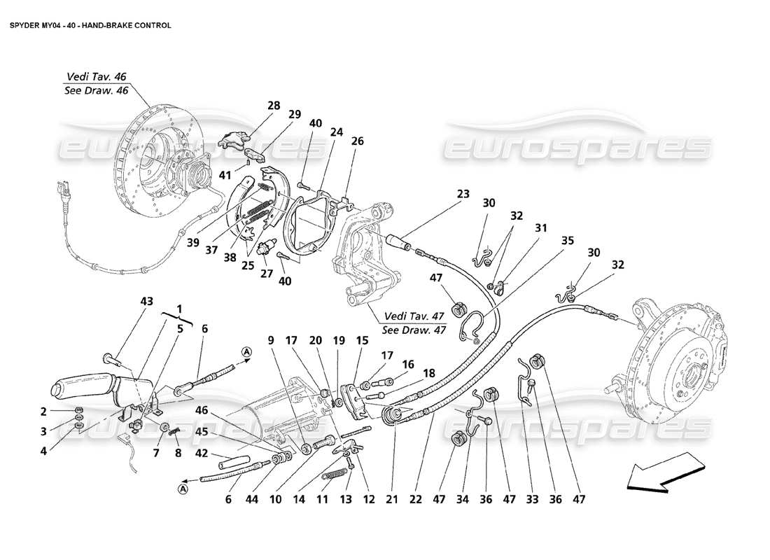 teilediagramm mit der teilenummer 204536