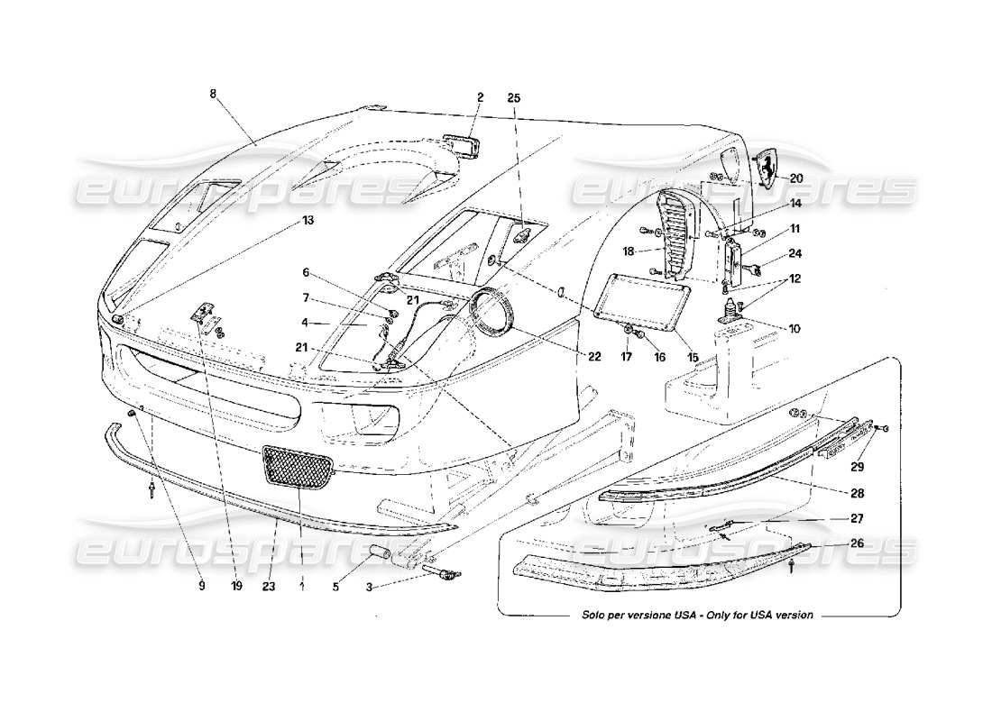 teilediagramm mit der teilenummer 62464200
