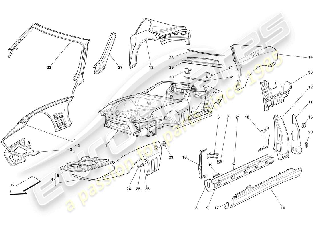 teilediagramm mit der teilenummer 68672000