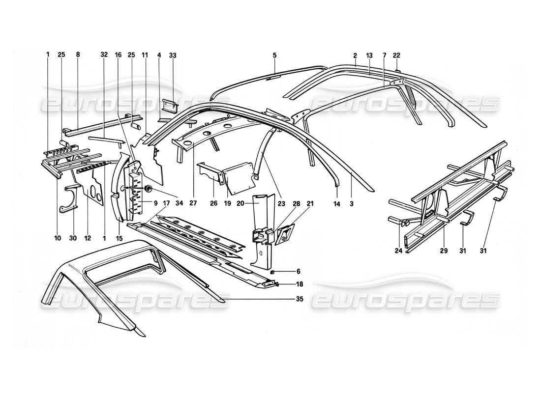 teilediagramm mit der teilenummer 61009700