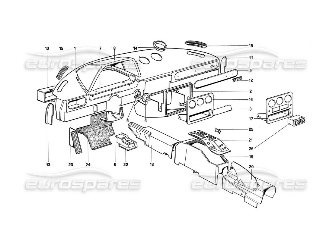 teilediagramm mit der teilenummer 61446600