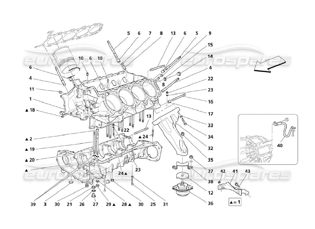 teilediagramm mit der teilenummer 185360
