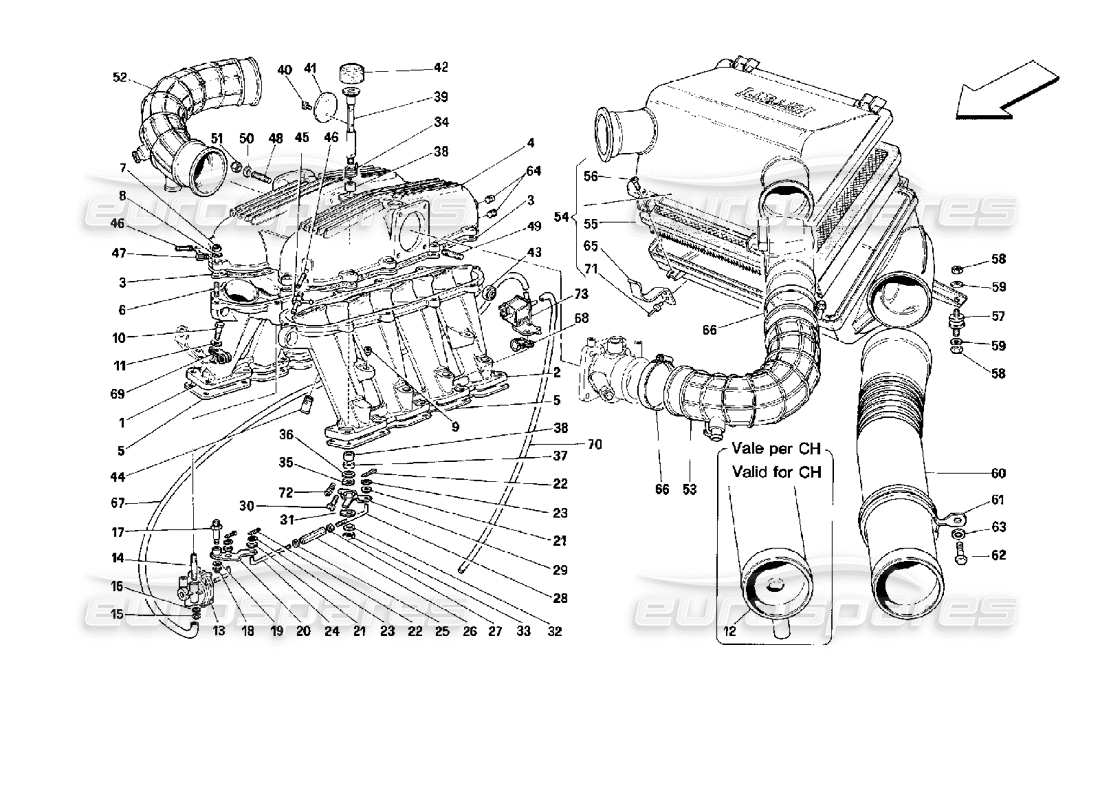 teilediagramm mit der teilenummer 117348