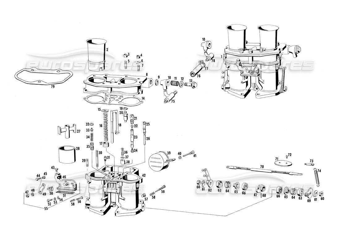 teilediagramm mit der teilenummer 115 mc 66595