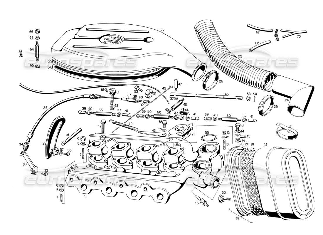 part diagram containing part number 115 mt 64183