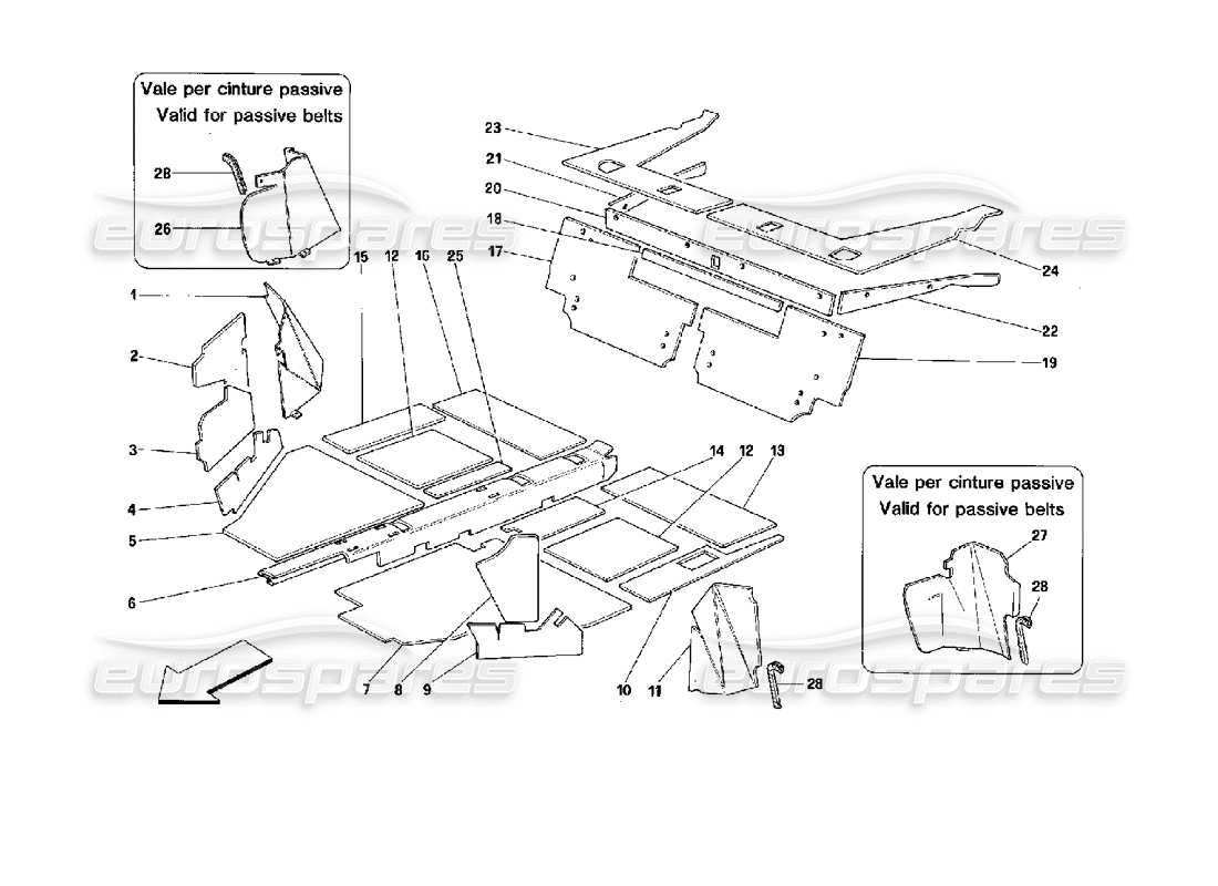 teilediagramm mit der teilenummer 62673800