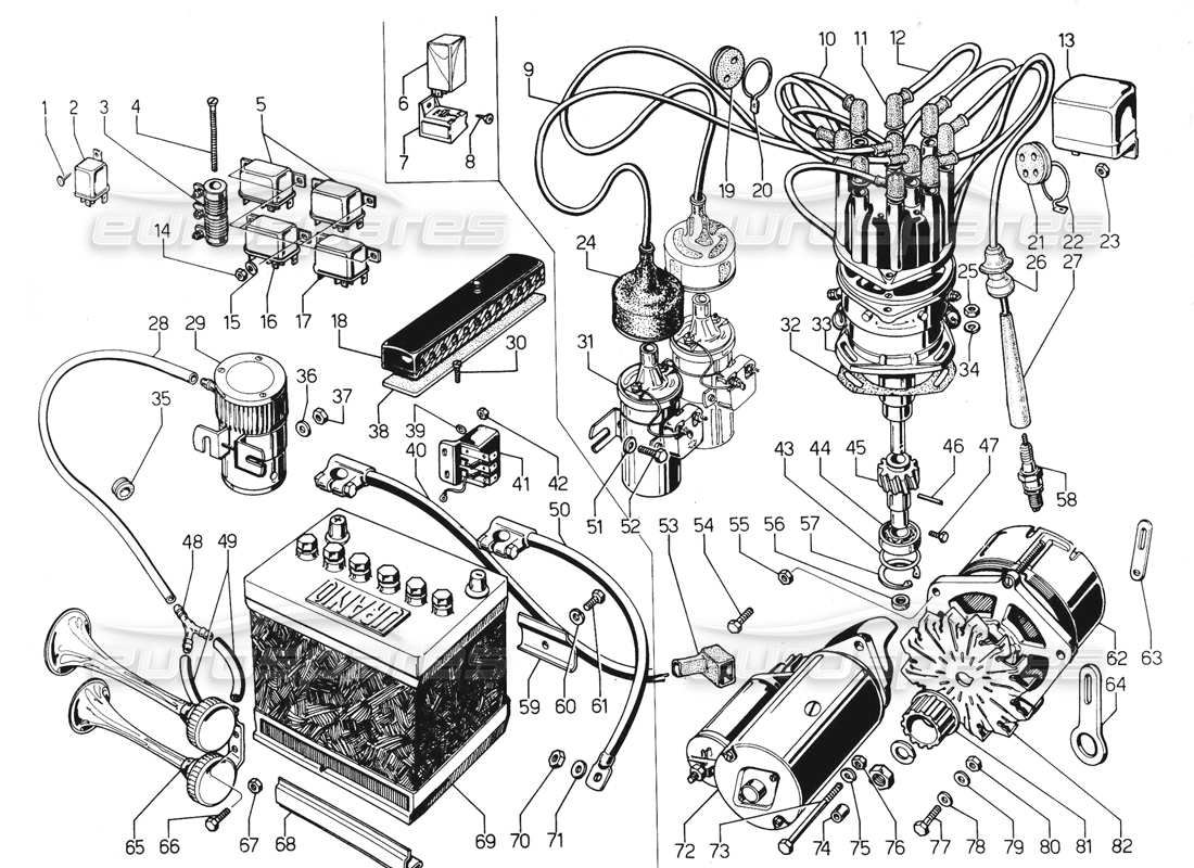 teilediagramm mit der teilenummer lht008r