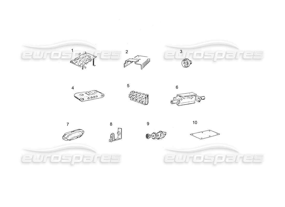ferrari 250 gt (coachwork) teilediagramm von general electrics
