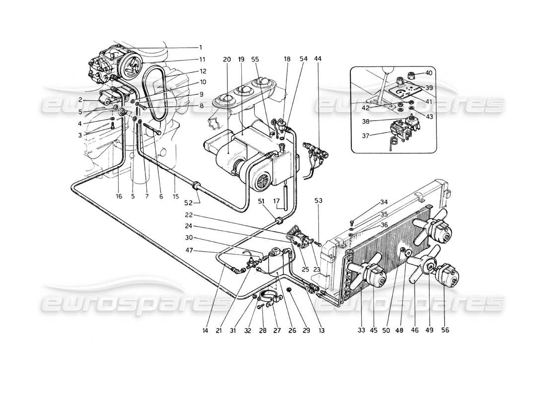 ferrari 512 bb klimaanlage teilediagramm