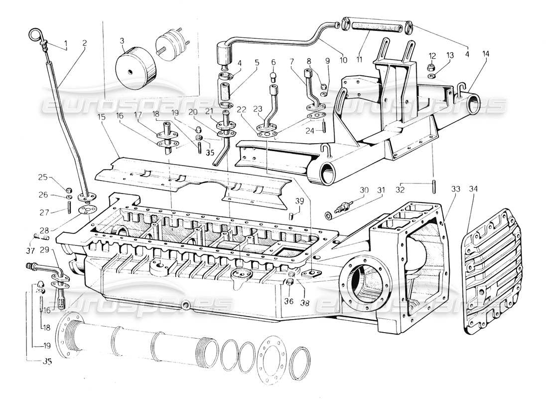 lamborghini countach 5000 qvi (1989) sumpfteildiagramm