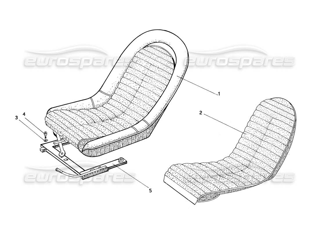 ferrari 206 gt dino (coachwork) sitzteilediagramm