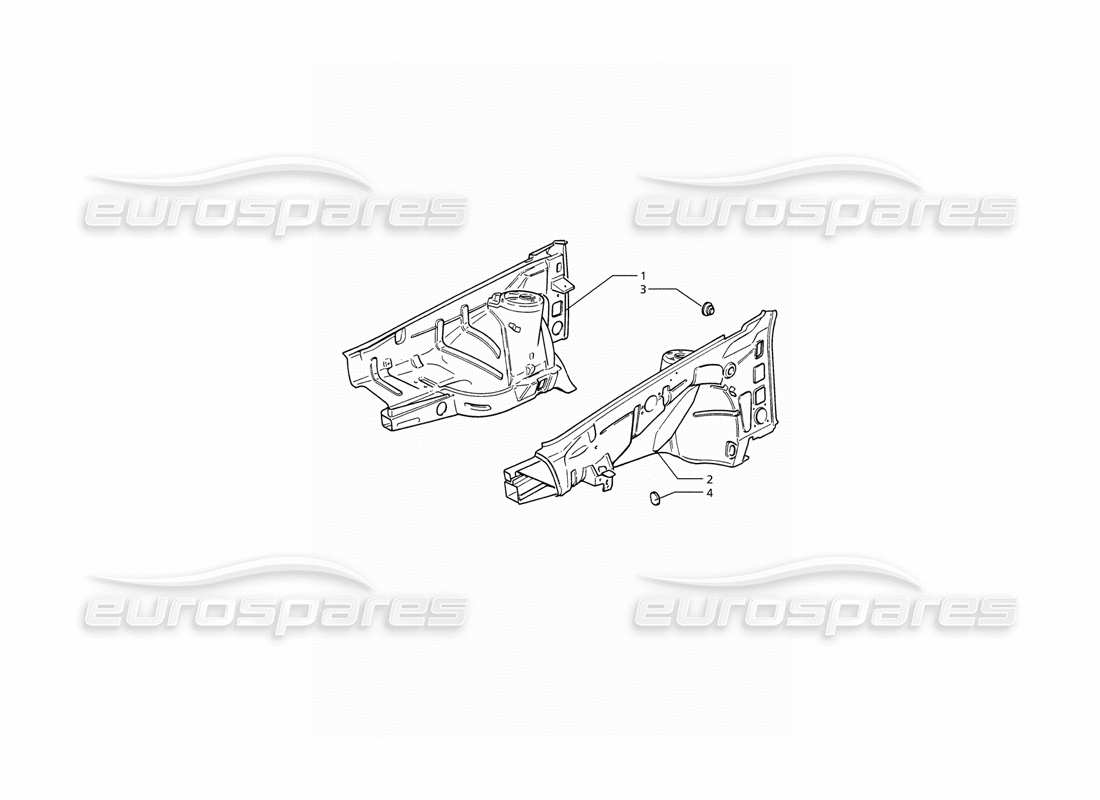 maserati ghibli 2.8 (abs) karosserie: teilediagramm innenverkleidung