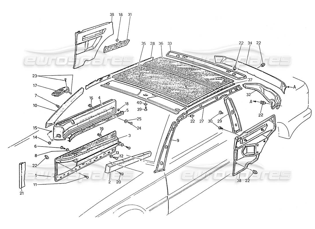 maserati karif 2.8 finisher teilediagramm