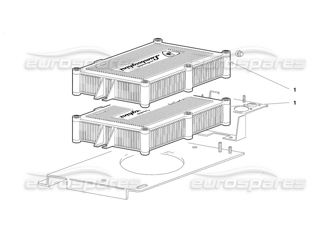 lamborghini diablo vt (1994) elektronische einspritzeinheiten - (gültig für südafrika - rh d. version - april 1994) teilediagramm