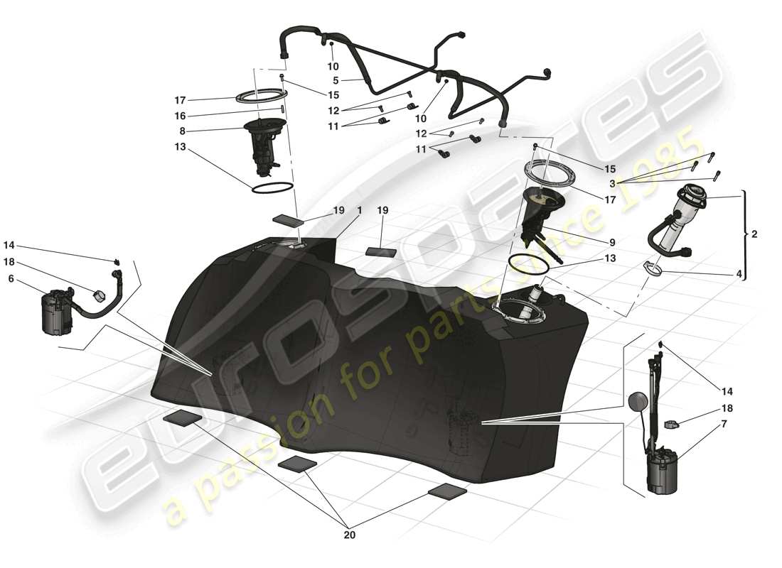 teilediagramm mit der teilenummer 291310