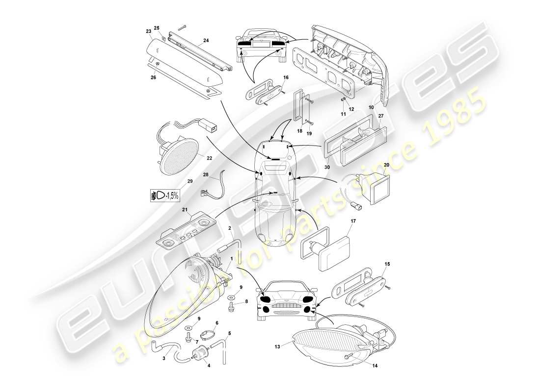 teilediagramm mit der teilenummer 37-140024-aa
