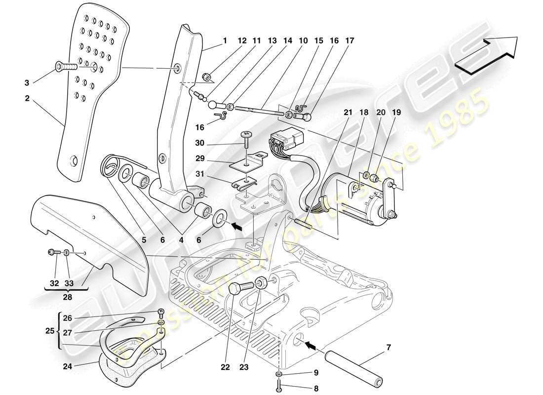 TEILEDIAGRAMME AUS DEM MASERATI MC12 TEILEKATALOG ANZEIGEN ein teilediagramm aus dem teilekatalog maserati mc12