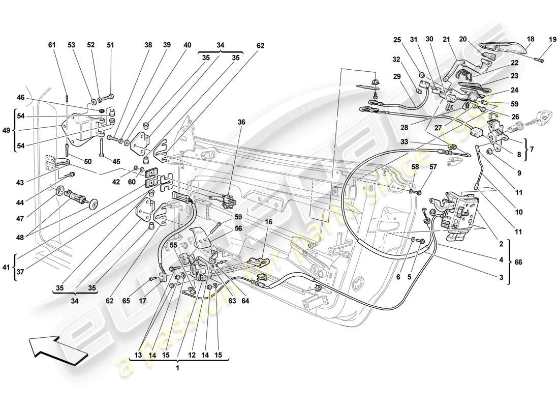 teilediagramm mit der teilenummer 67743000