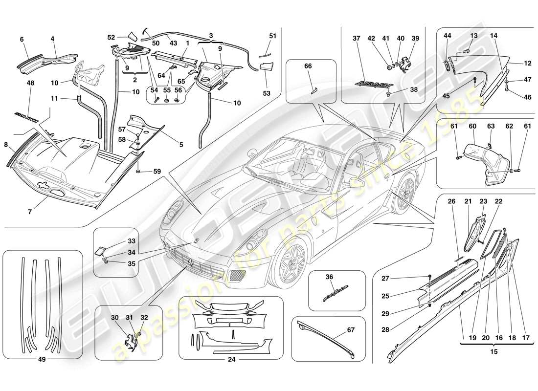 teilediagramm mit der teilenummer 69352111