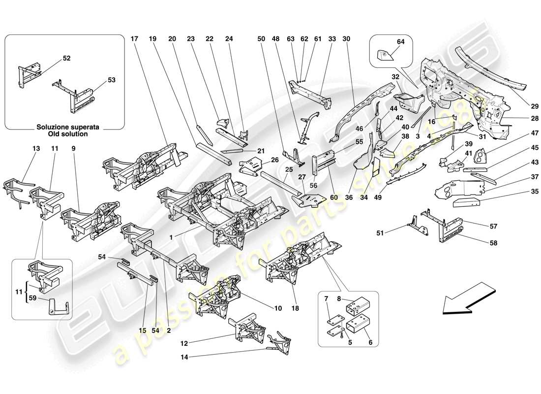 teilediagramm mit der teilenummer 68551111