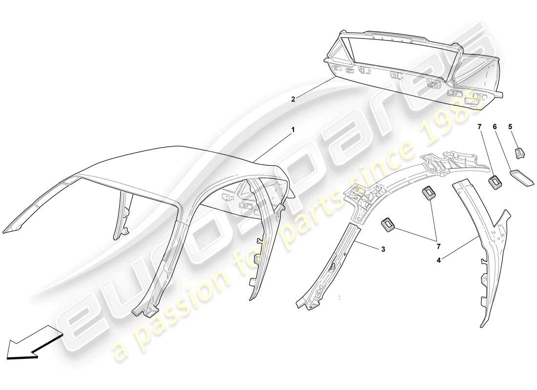 teilediagramm mit der teilenummer 69427011