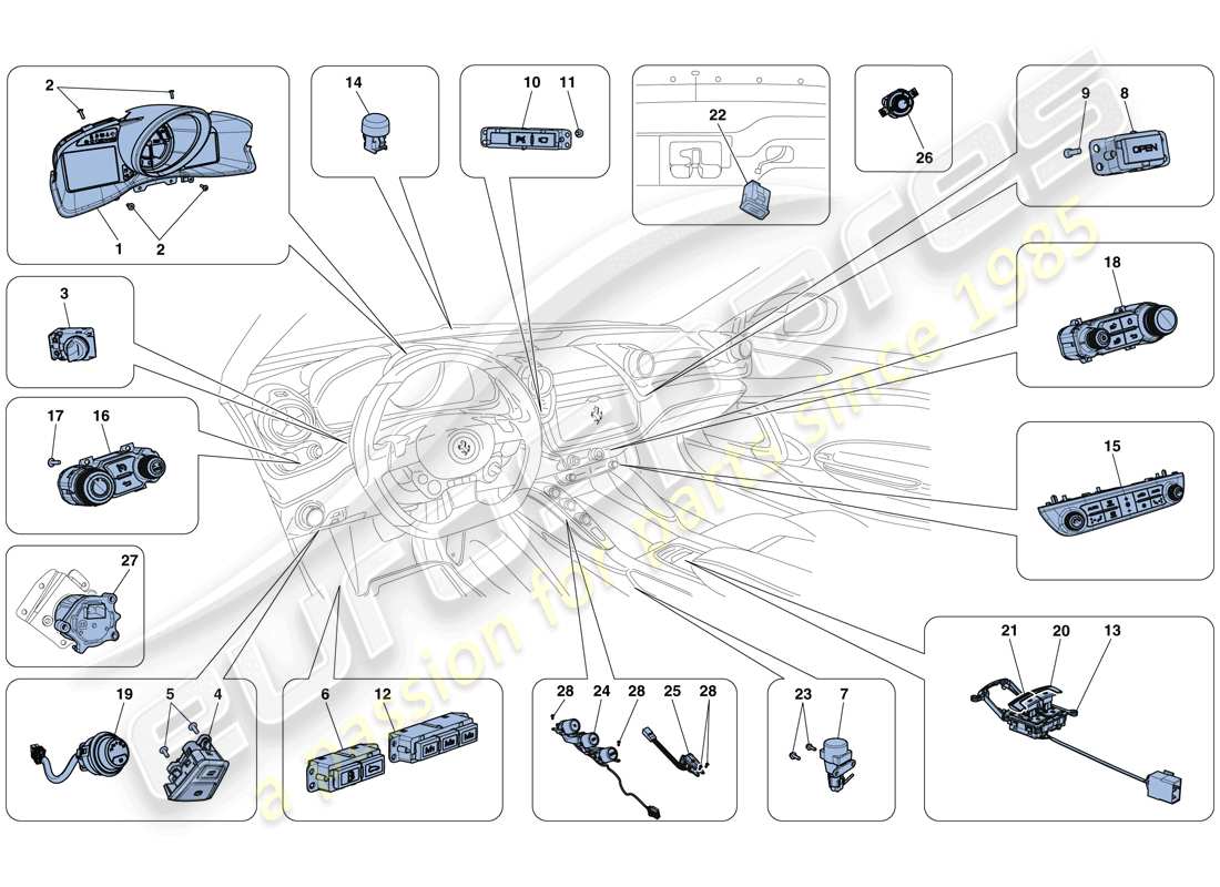 teilediagramm mit der teilenummer 256867