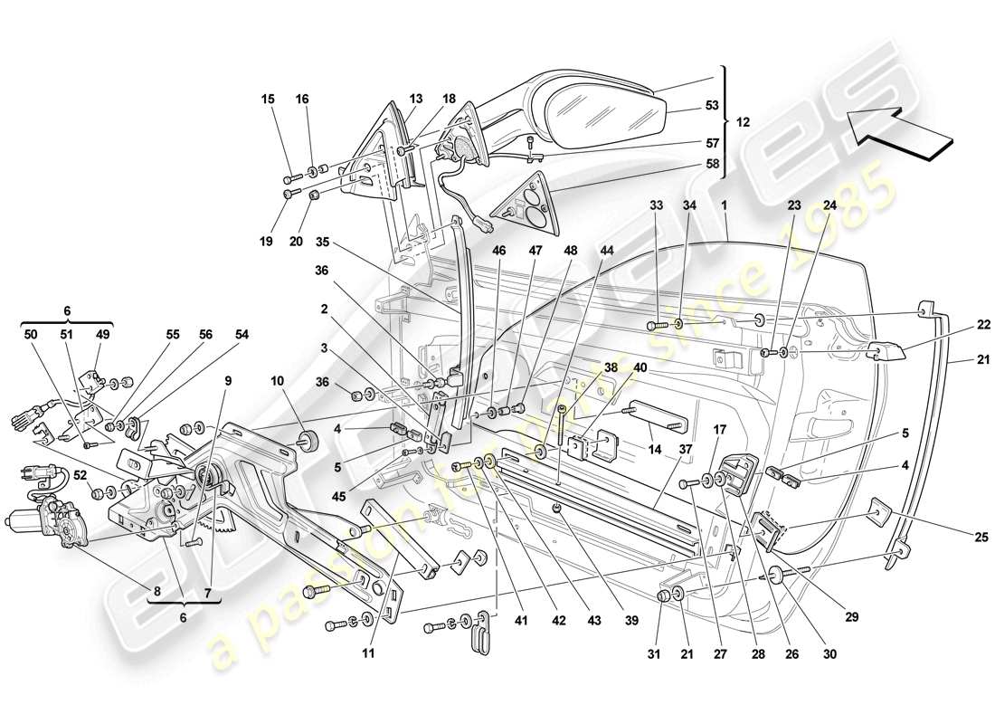 teilediagramm mit der teilenummer 69742000