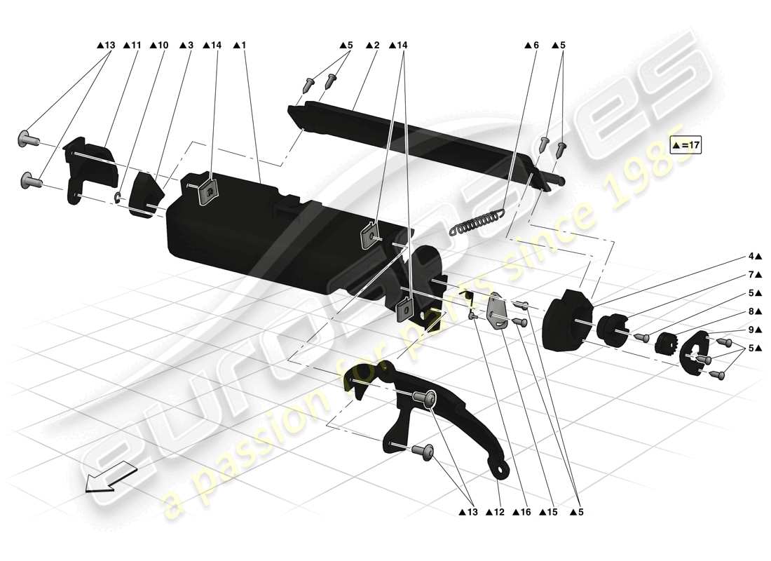 teilediagramm mit der teilenummer 15957107