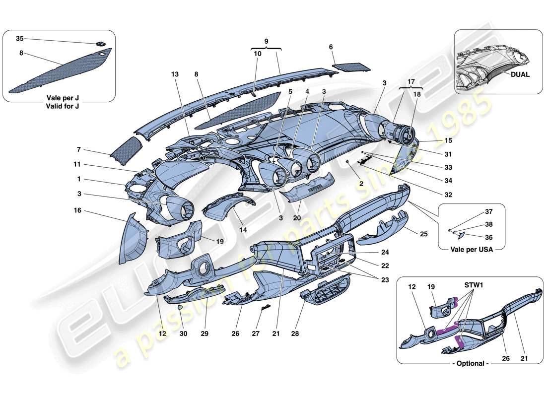 teilediagramm mit der teilenummer 15538701