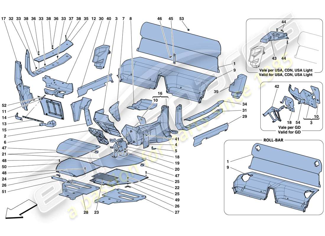 teilediagramm mit der teilenummer 68808600