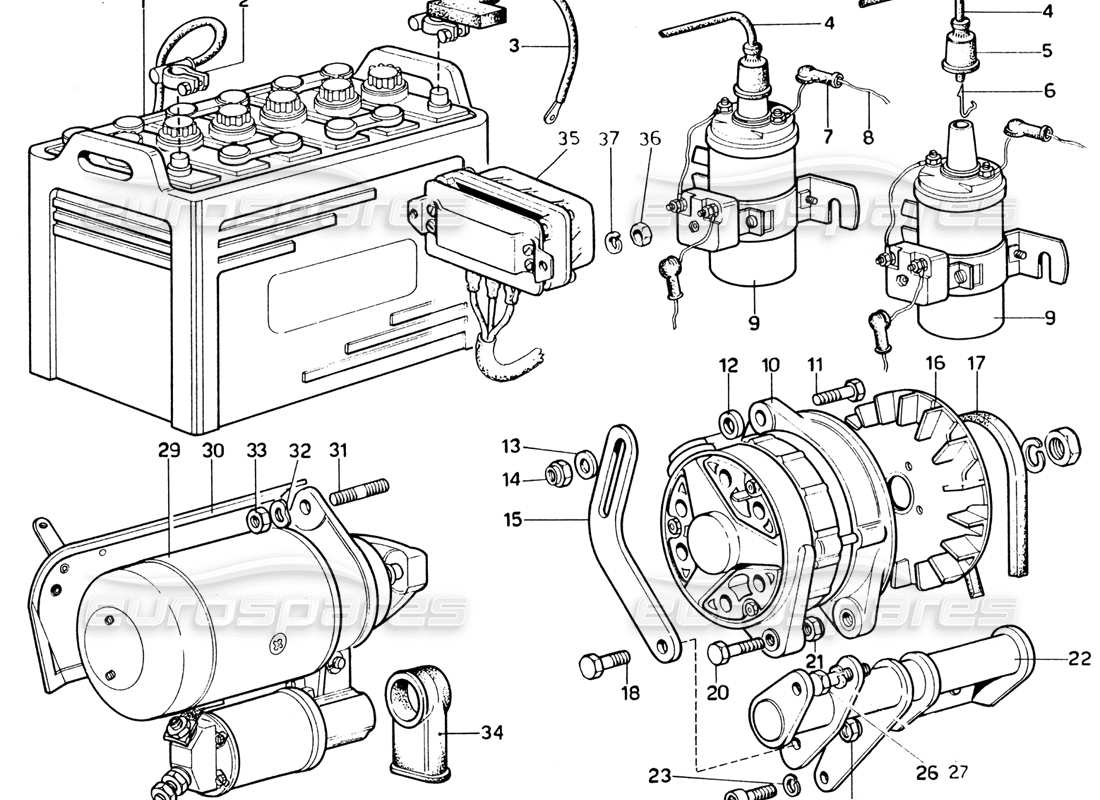 teilediagramm mit teilenummer ultraflex