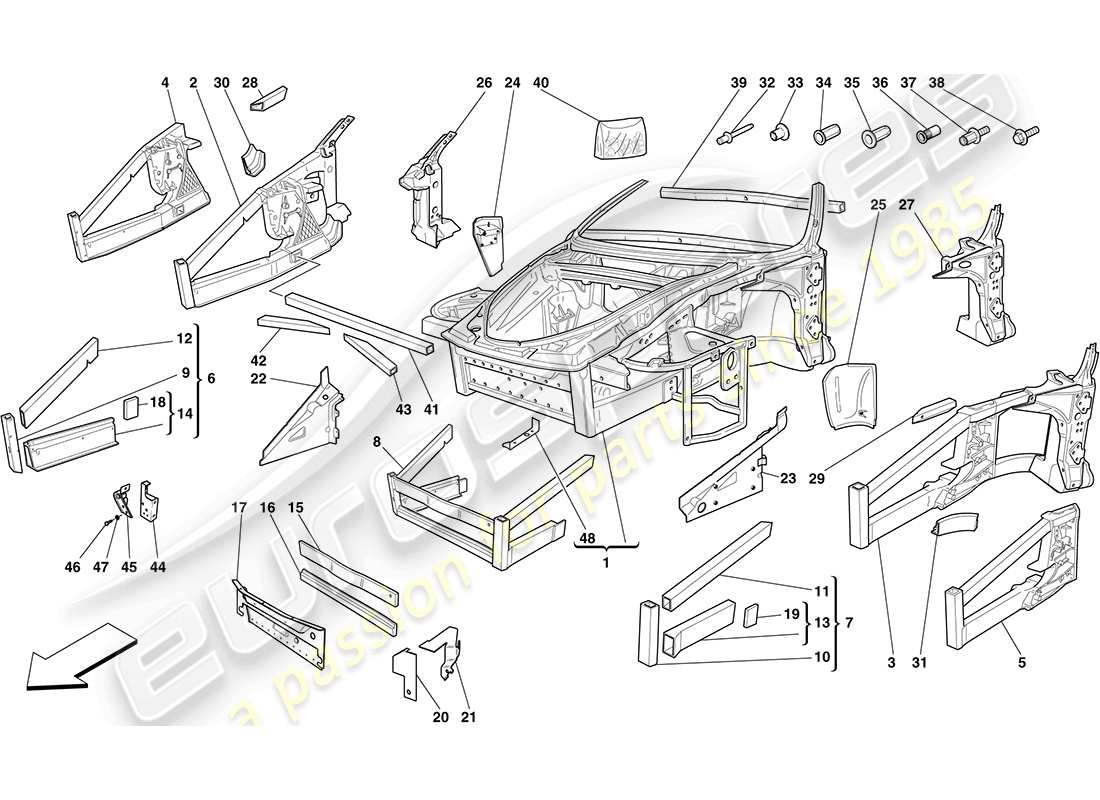 teilediagramm mit der teilenummer 985206243