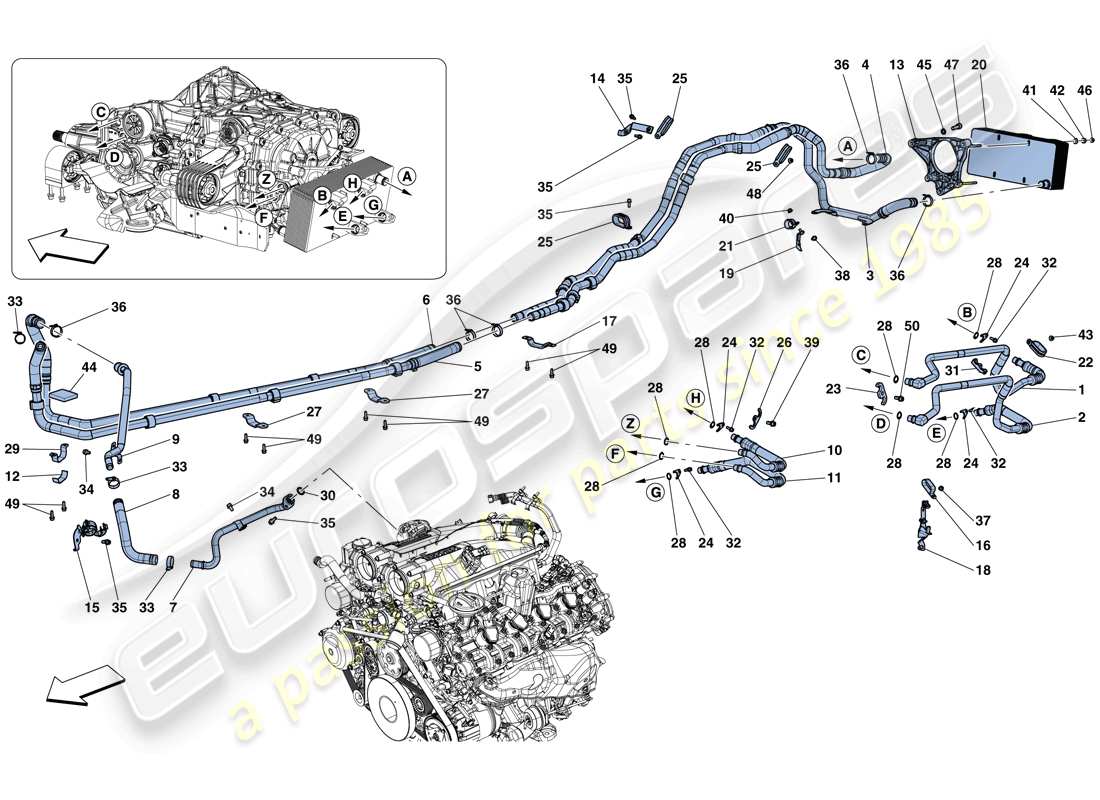 teilediagramm mit der teilenummer 254644