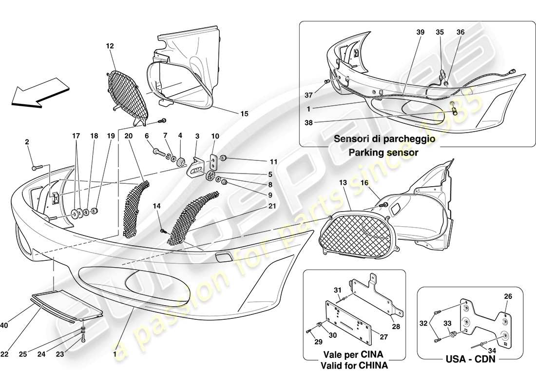 teilediagramm mit der teilenummer 68148300