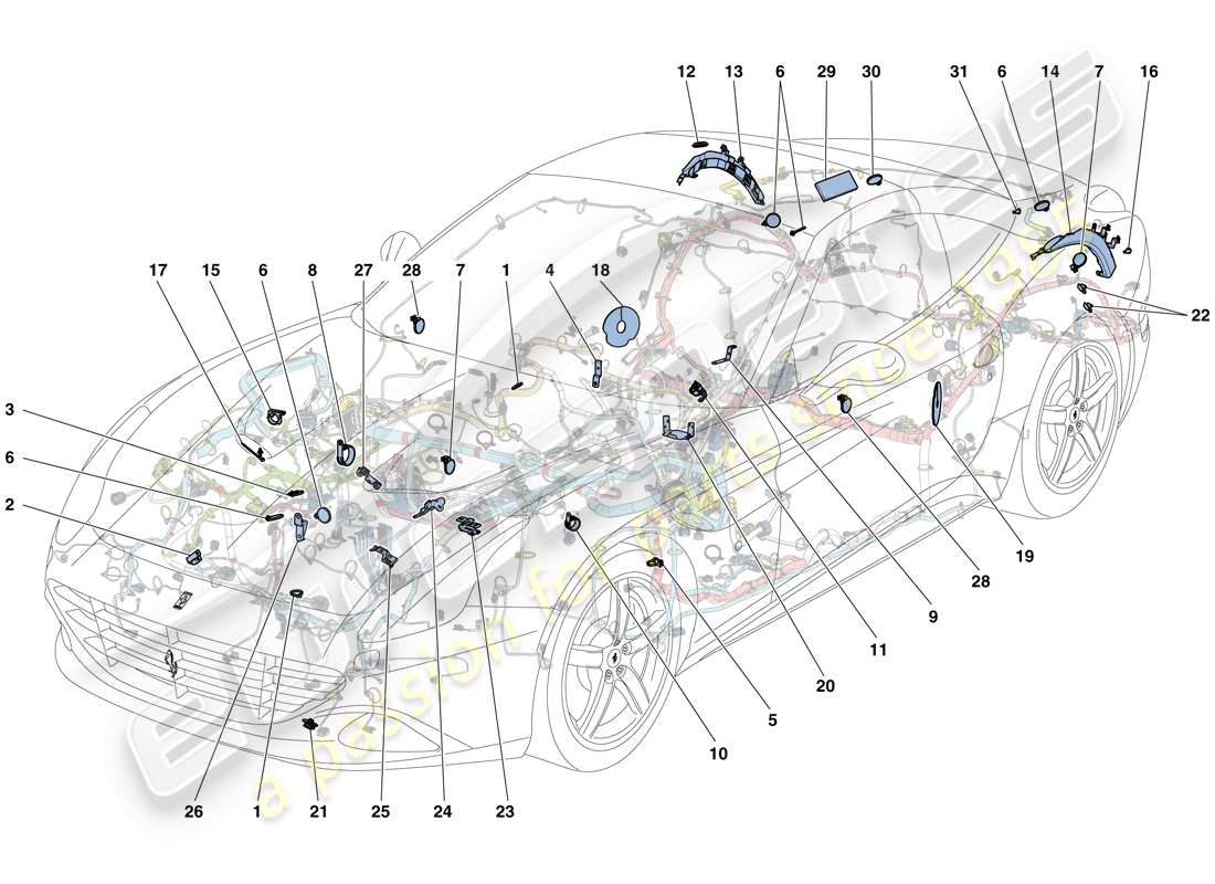 teilediagramm mit der teilenummer 305475