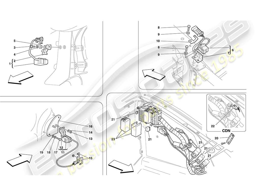 teilediagramm mit der teilenummer 233100