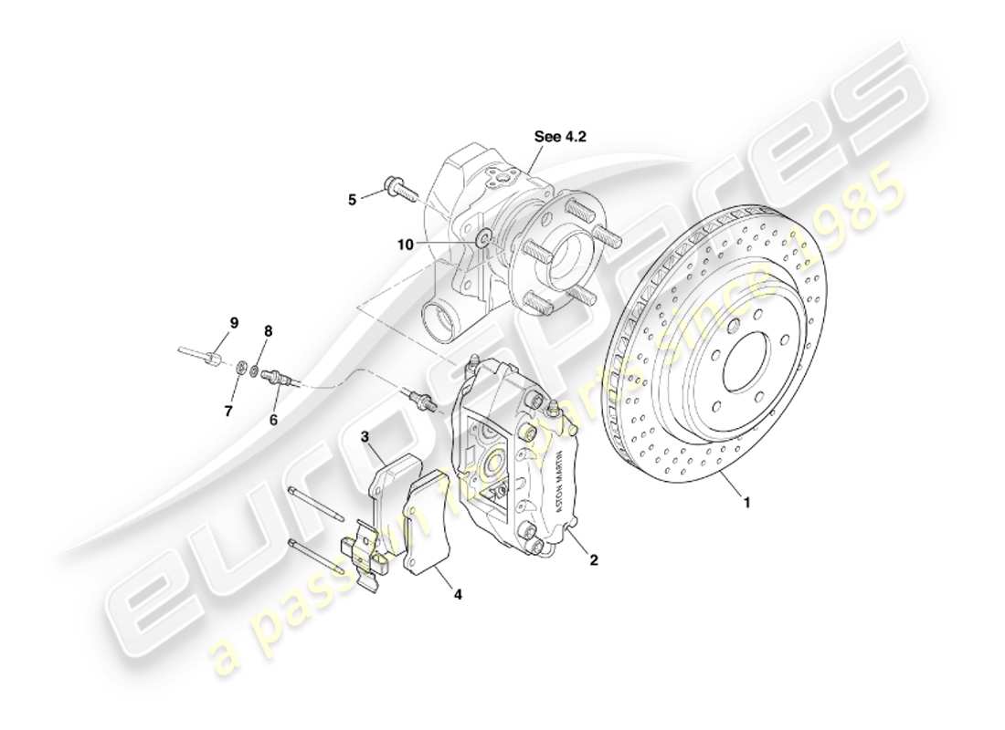 TEILEDIAGRAMME AUS DEM ASTON MARTIN DB7 TEILEKATALOG ANZEIGEN ein teilediagramm aus dem teilekatalog aston martin db7
