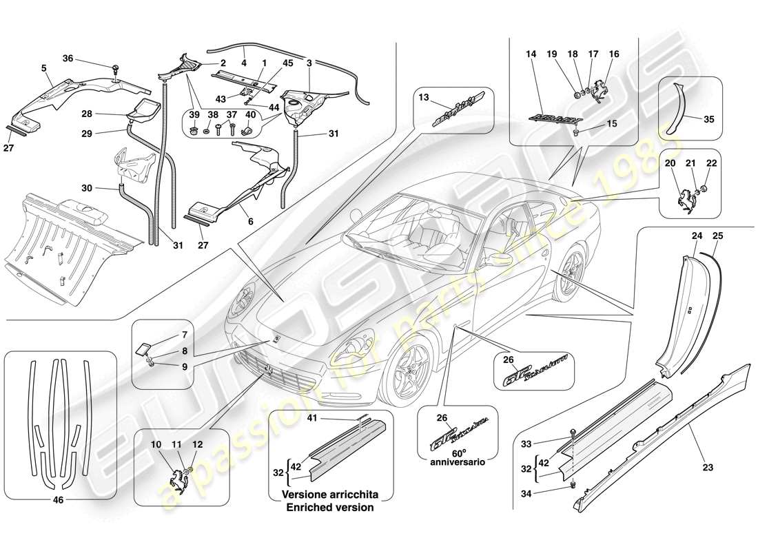 teilediagramm mit der teilenummer 66989311