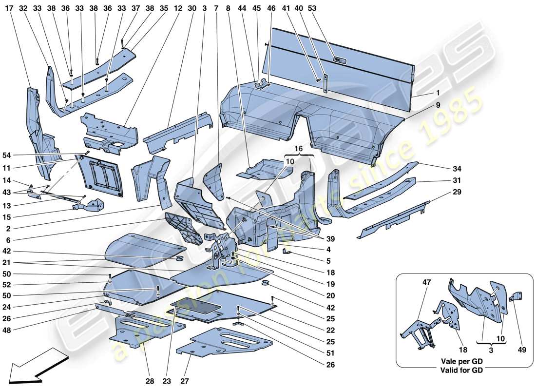 teilediagramm mit der teilenummer 86445500