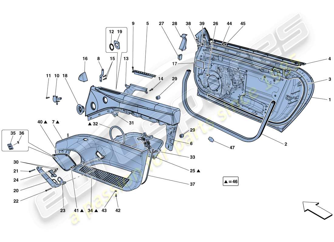 teilediagramm mit der teilenummer 87643300