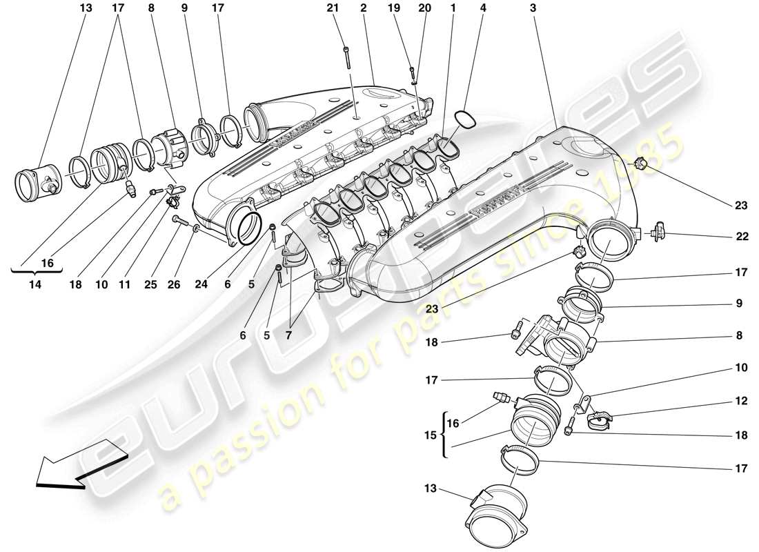 teilediagramm mit der teilenummer 255558