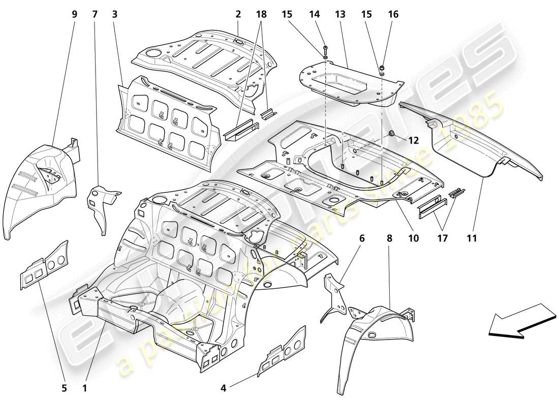 teilediagramm mit der teilenummer 980138511