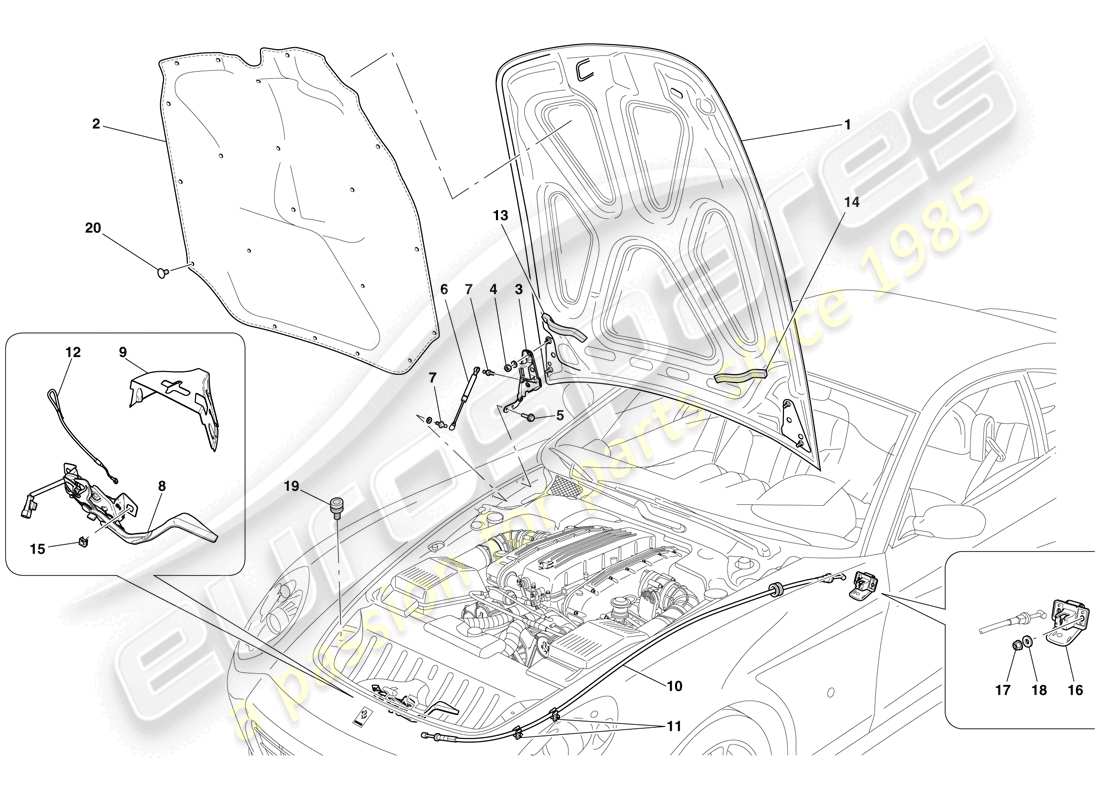 teilediagramm mit der teilenummer 68977500