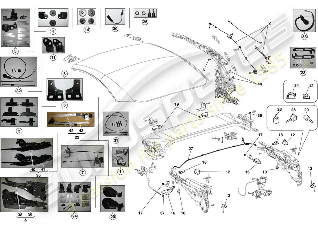 teilediagramm mit der teilenummer 70001834