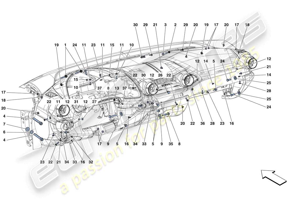 teilediagramm mit der teilenummer 13270417