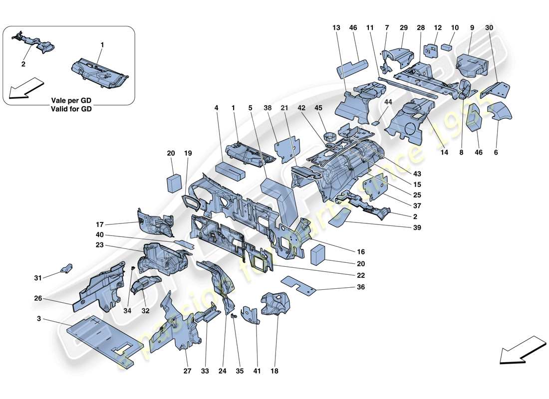 teilediagramm mit der teilenummer 84929600