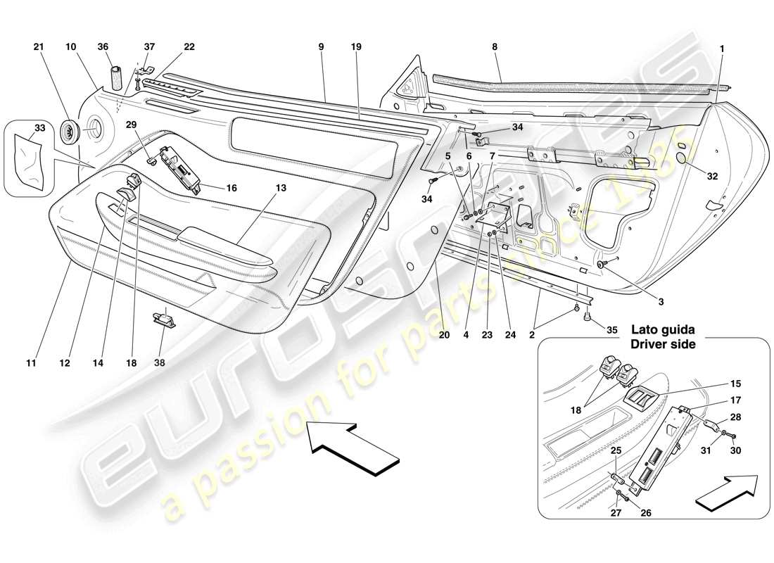 teilediagramm mit der teilenummer 692593..