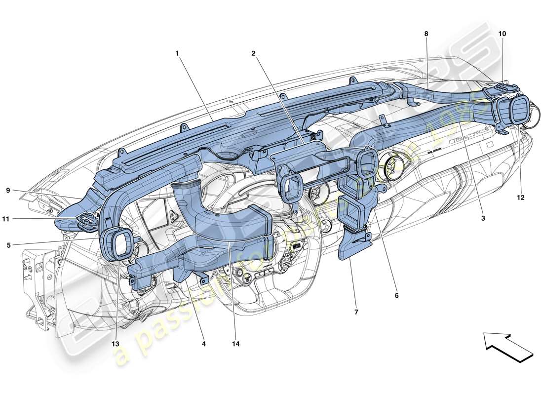 teilediagramm mit der teilenummer 89131100